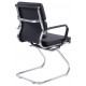 Avanti Medium Back Leather Cantilever Chair